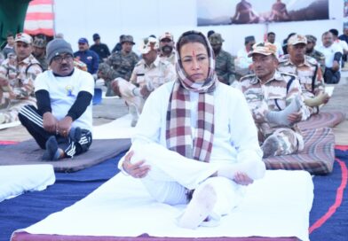 नंदा देवी की चोटियों और मिलम ग्लेशियर की गोद में गूंजा योग का संदेश
