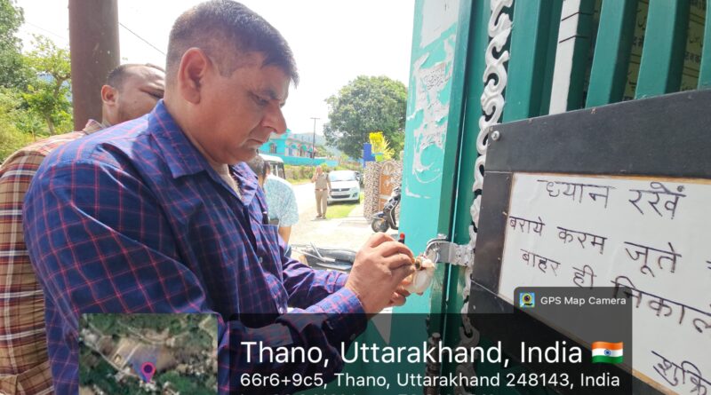MDDA का बड़ा एक्शन; डोईवाला में बिना अनुमति चल रहा मस्जिद-मदरसा भवन पूरी तरह सील