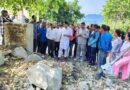 मंत्री कैड़ा ने भीमताल विधानसभा क्षेत्र  आपदा का  लिया जायजा 