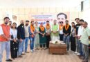एमपीजी कॉलेज मसूरी के छात्रसंघ चुनाव में एबीवीपी के विजयी प्रत्याशियों को जीत की बधाई देते कैबिनेट मंत्री गणेश जोशी